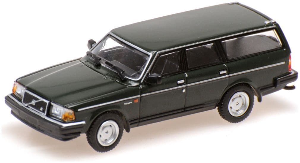 Minichamps 870 171414 Volvo 240 Gl Break, 1986, Dark Green 1:87 Scale *PRE ORDER £22.94*
