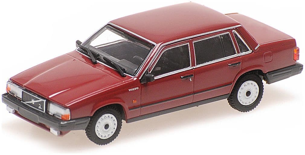 Minichamps 870 171704 Volvo 740 Gl, 1986, Dark Red 1:87 Scale *PRE ORDER £22.94*