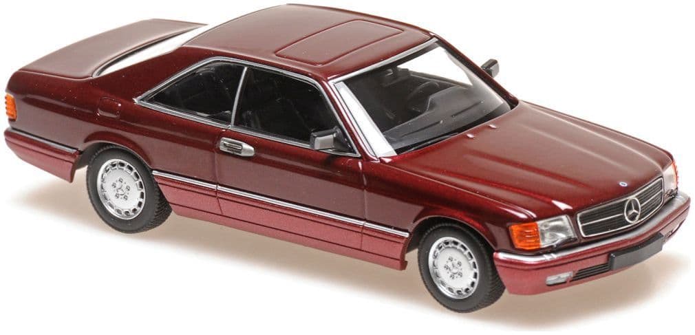 Minichamps 940 035124 Mercedes-Benz 560 SEC (C126) 1980, Red Metallic 1:43 Scale *PRE ORDER £33.99*