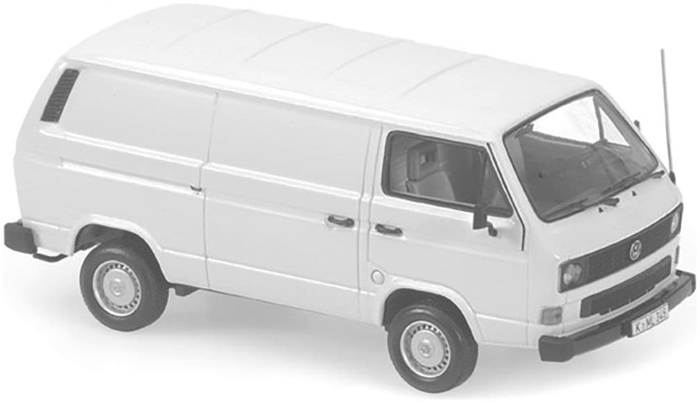 Minichamps 940 055060 Volkswagen T3 Kastenwagen, 1983, Blue 1:43 Scale *PRE ORDER £33.99*
