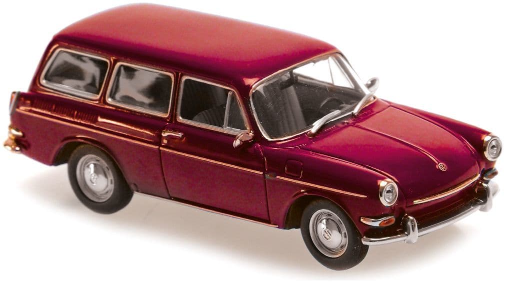 Minichamps 940 055311 Volkswagen 1600 Variant, 1966, Red 1:43 Scale *PRE ORDER £33.99*