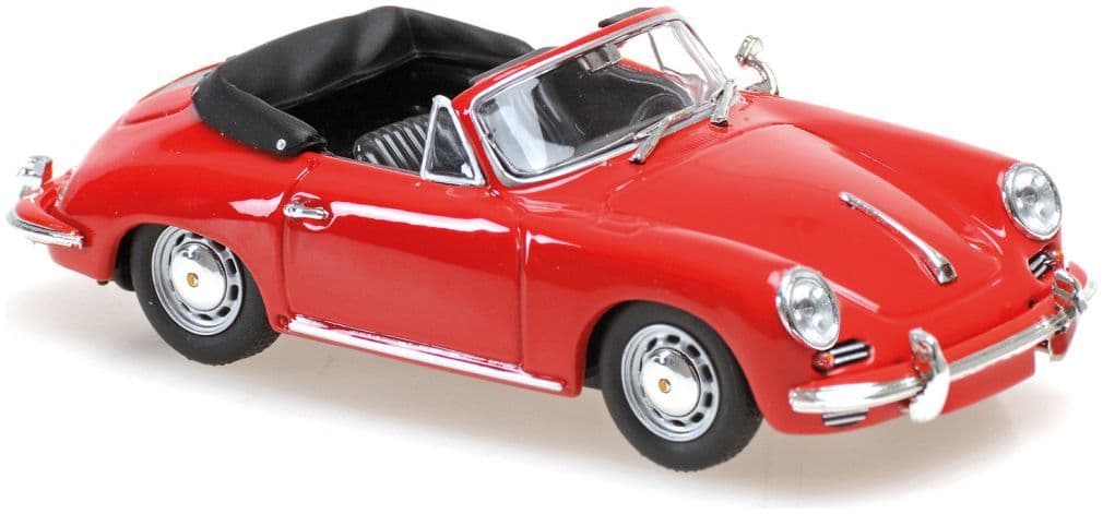 Minichamps 940 062331 Porsche 356 C Cabriolet, 1965, Red 1:43 Scale *PRE ORDER £33.99*