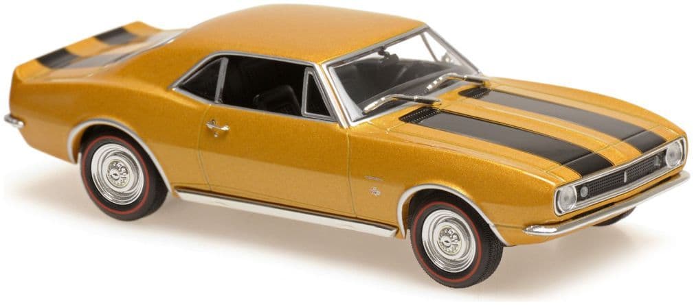 Minichamps 940 142721 Chevrolet Camaro, 1967, Gold 1:43 Scale *PRE ORDER £33.99*