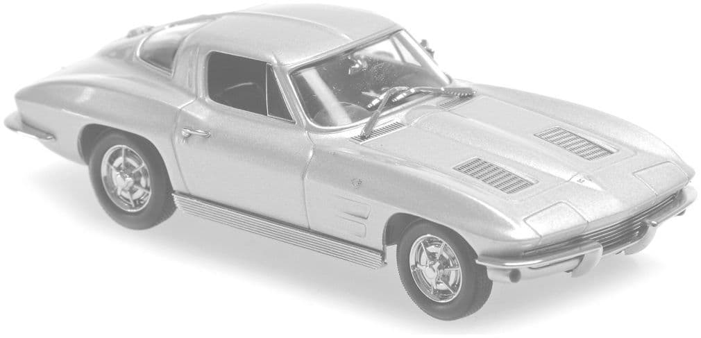 Minichamps 940 142821 Chevrolet Corvette C2 Coupe 1963, Turquoise Metallic 1:43 Scale *PRE ORDER £33.99*