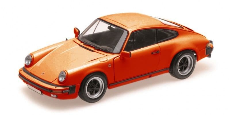 Minichamps 100 063025 Porsche 911 Carrera Coupe 3.2 1983 Orange 1/18 Scale *PRE ORDER £ 145.83*