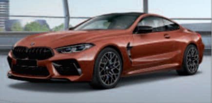 Minichamps 110 029021 BMW M8 Coupe Black Metallic 2020 with Openings 1/18 Scale PRE ORDER