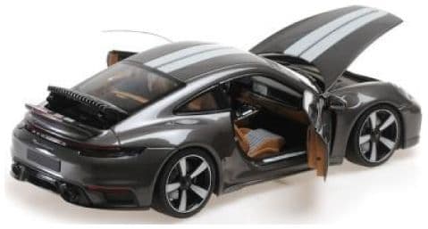 Minichamps 110 069201 Porsche 911 (992) Sport Classic 2022 Grey Metallic 1/18 Scale PRE ORDER