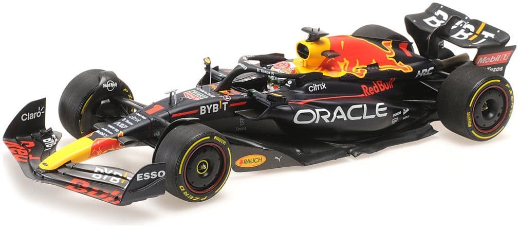 Minichamps 110 221501 Oracle Red Bull Racing RB18 Max Verstappen 1st Dutch GP 2022 1/18 Scale