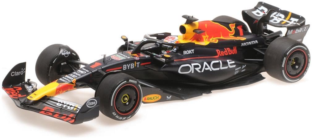 Minichamps 110 230801 Red Bull Racing RB19 Max Verstappen 1st Spain 2023 1/18 Scale
