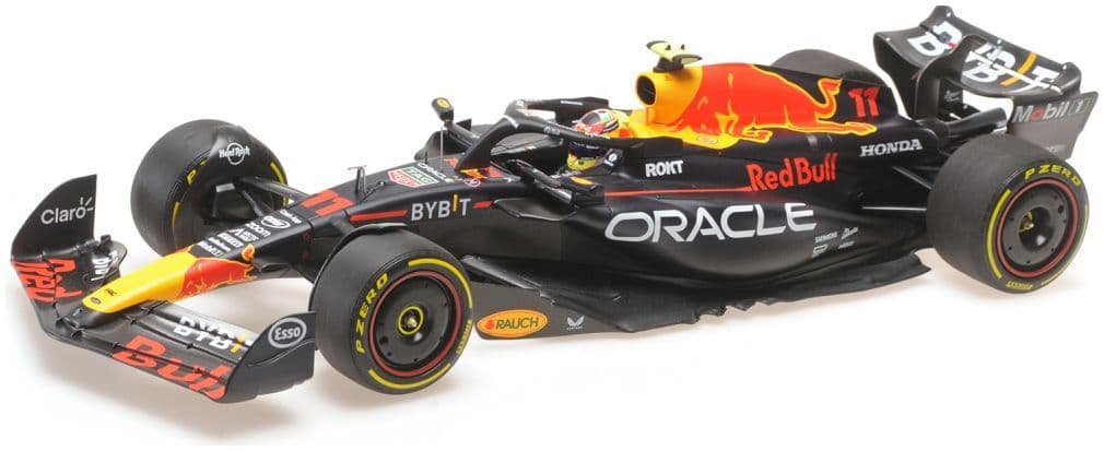 Minichamps 110 231511 Oracle Red Bull Racing RB19 S.Perez 2nd ITA 2023 1/18 Scale