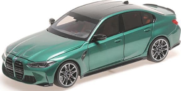 Minichamps 113 020203 BMW M3 2020 Green Metallic (Opening Parts) 1/18 Scale *PRE ORDER £ 204.16*