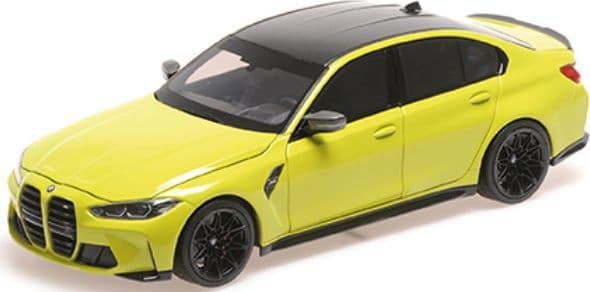 Minichamps 113 020204 BMW M3 2020 Yellow Metallic (Opening Parts) 1/18 Scale *PRE ORDER £ 204.16