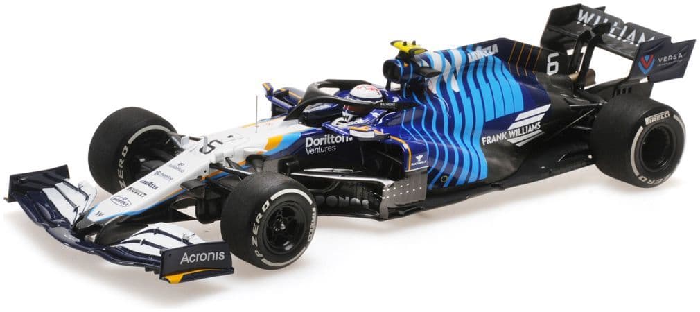 Minichamps 117 212206 Williams Racing Mercedes FW43B Nicholas Latifi Saudi Arabian GP 2021 1/18
