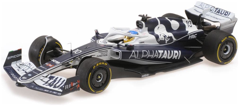 Minichamps 117 220110 Scuderia Alphatauri AT03 Pierre Gasly Bahrain GP 2022 1/18 Scale