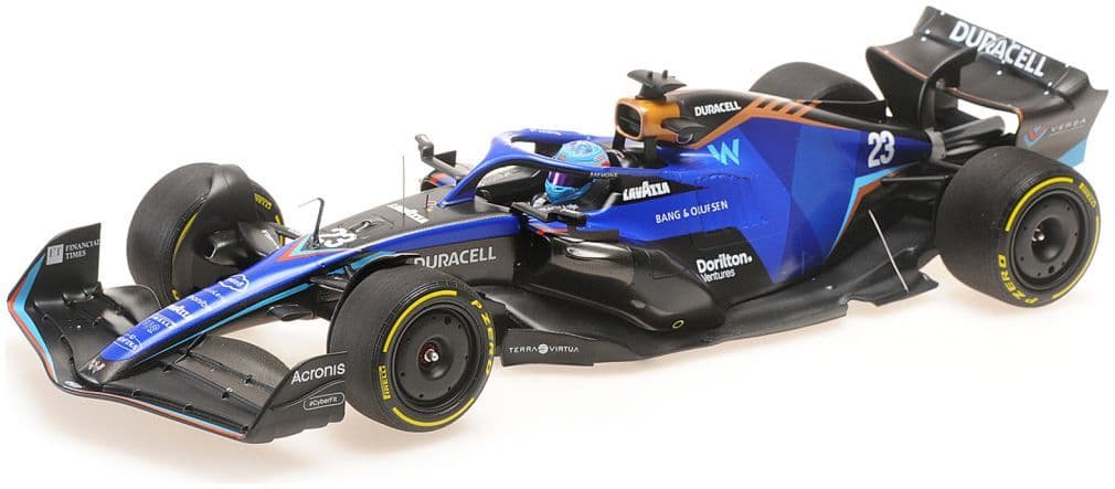 Minichamps 117 220523 Williams Racing FW44 Alexander Albon Miami GP 2022 1/18 Scale PRE ORDER
