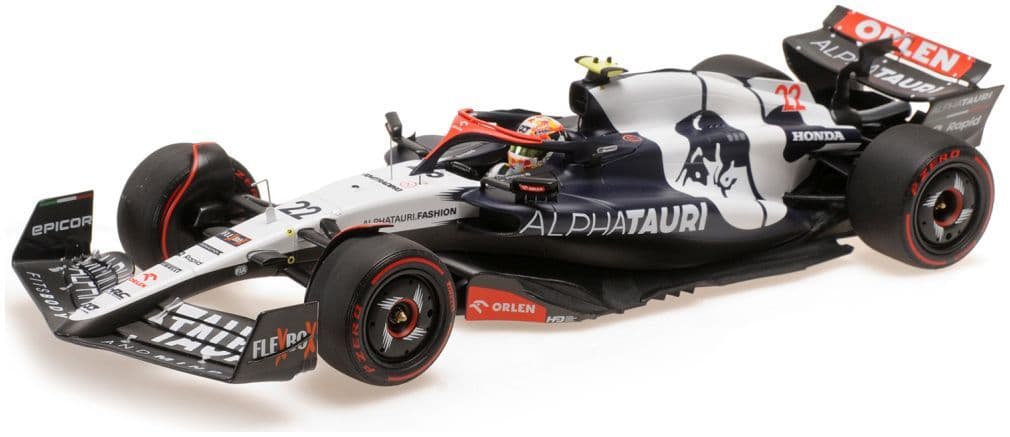 Minichamps 117 230122 Scuderia Alphatauri At04 Yuki Tsunoda 2023 1/18 Scale