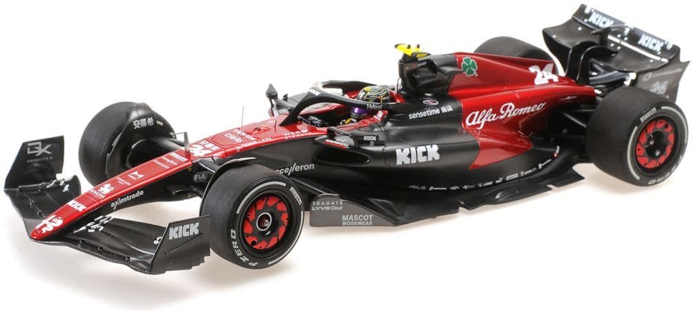 Minichamps 117 230124 Alfa Romeo F1 Team Stake C43 Guanyu Zhou 2023 1/18 Scale PRE ORDER