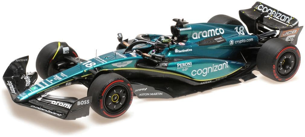 Minichamps 117 230318 Aston Martin Aramco Cognizant F1 AMR23 Lance Stroll Australian GP 2023