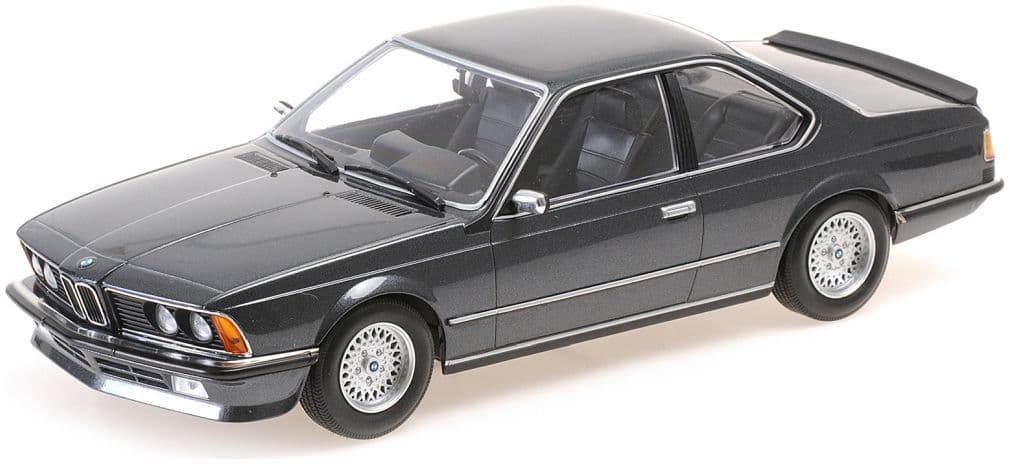 Minichamps 155 028106 BMW 635 CSI 1982 Grey Metallic (Sealed Body) 1/18 Scale