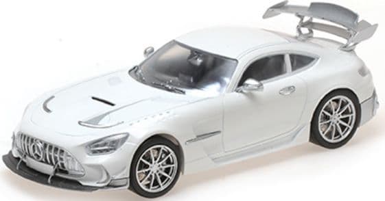 Minichamps 155 032022 Mercedes AMG GT Black Series 2020 White Metallic (Sealed Body) 1/18 Scale