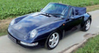 Minichamps 155 061130 Porsche 911 (993) Cabriolet 1994 Blue Metallic (Sealed Body) 1/18