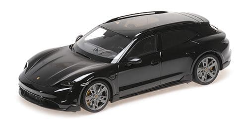 Minichamps 155 069300 Porsche Taycan Cross Tourismo Turbo S 2021 Black (Sealed Body) 1/18 Scale