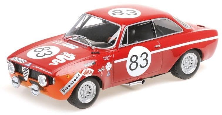Minichamps 155 722283 Alfa Romeo GTA 1300 Junior Autodelta Facetti/Truci Spa 24H 1972 1/18 Scale