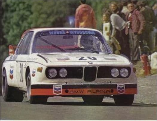 Minichamps 155 732620 BMW 3.0 CSL BMW Alpina Brun/Kocher 24h Spa 1973 1/18 Scale