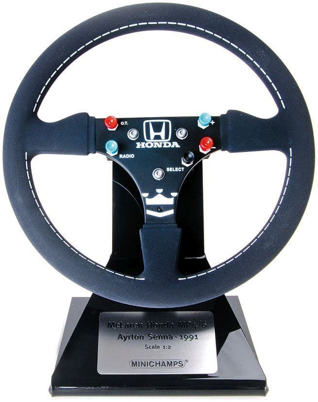 Minichamps 254 910001 McLaren MP4/6 Steering Wheel Ayrton Senna 1991 1/2 Scale PRE ORDER £187.49