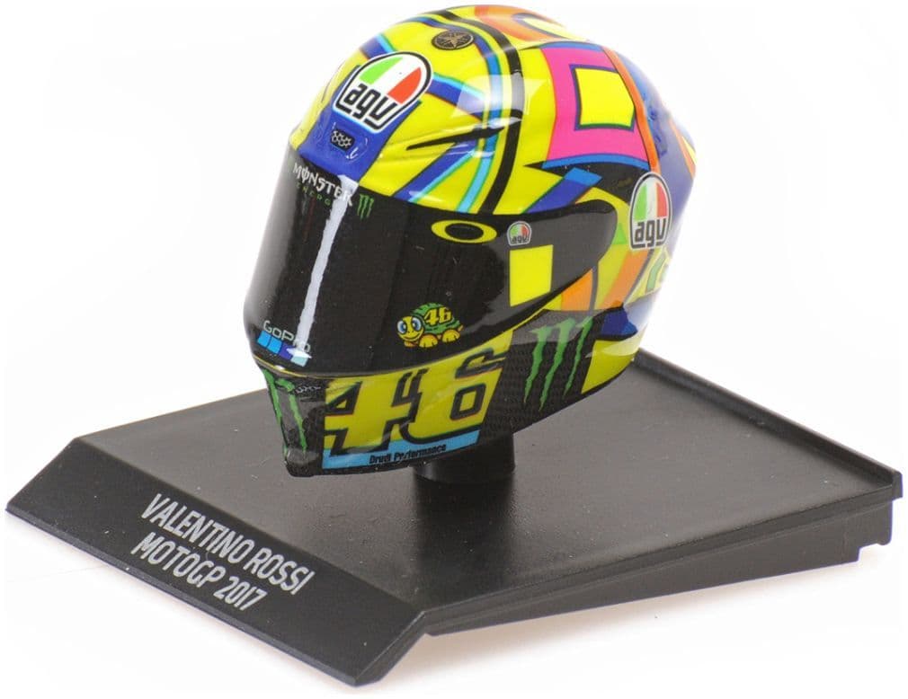 Minichamps 315 170046 Valentino Rossi Helmet Moto GP 2017 1/10 Scale *PRE ORDER £ 14.99*