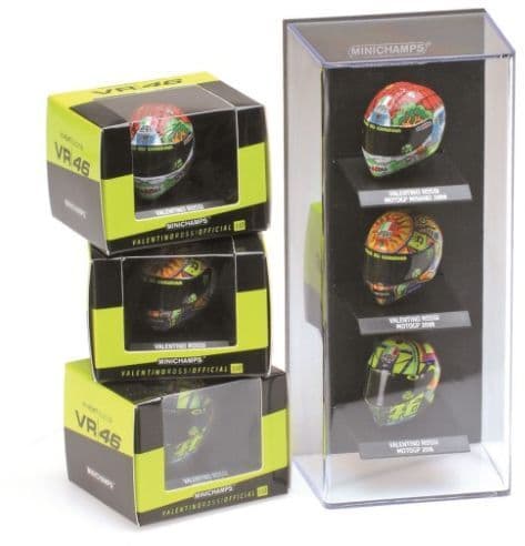 Minichamps 315 VITRIN Display Case For 1:10 Scale Helmets 1/10 Scale