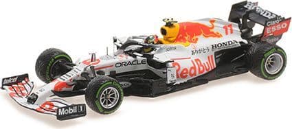 Minichamps 410 211611 Red Bull Racing Honda RB16B Sergio Perez 3rd Turkish GP 2021 1/43 Scale