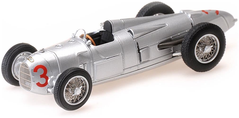 Minichamps 410 342003 Auto Union Typ A Langheck, August Momberg 1/43 Scale