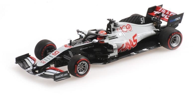 Minichamps 417 201751 Haas F1 Team VF-20 P.Fittipaldi Abu Dhabi GP 2020 1/43 Scale