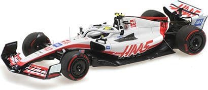 Minichamps 417 220147 Haas F1 Team VF-22 Mick Schumacher Bahrain GP 2022 1/43 Scale