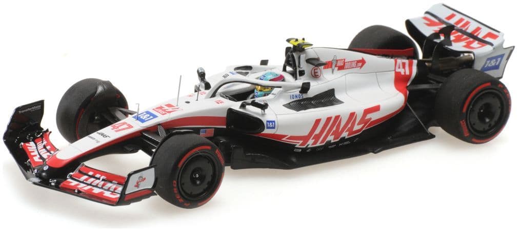 Minichamps 417 221047 Haas F1 Team VF-22 Mick Schumacher First Points British GP 2022 1/43 Scale