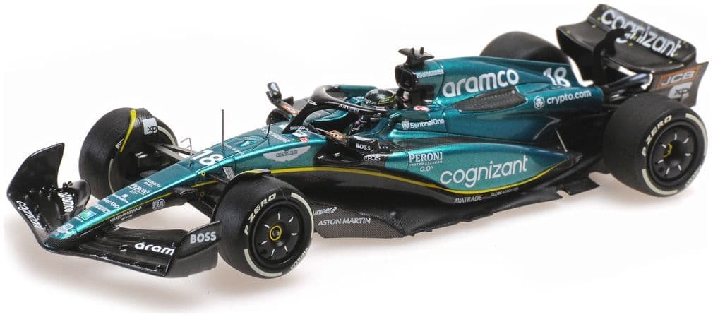 Minichamps 417 230118 Aston Martin Aramco Cognizant F1 AMR23 Lance Stroll 2023 1/43 PRE ORDER