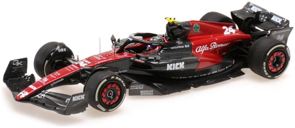 Minichamps 417 230124 Alfa Romeo F1 Team Stake C43 Guanyu Zhou 2023 1/43 Scale PRE ORDER £ 99.99