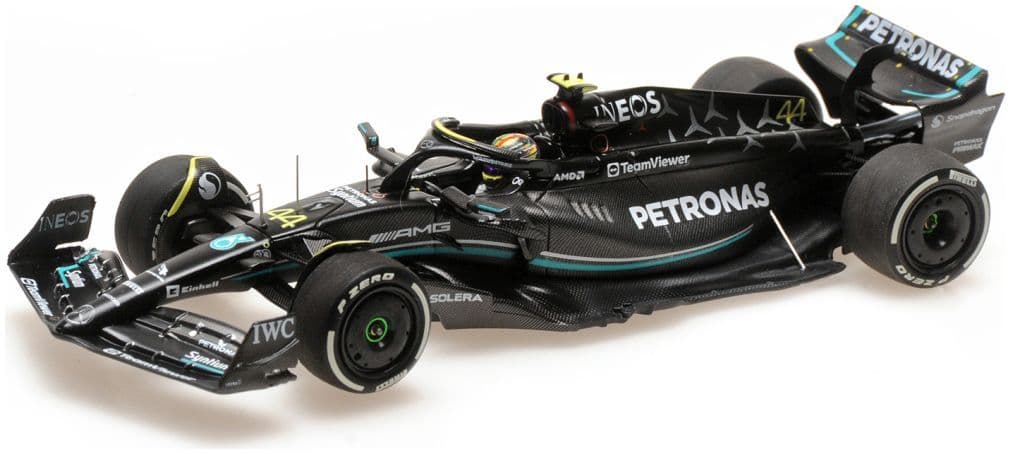 Minichamps 417 230144 Mercedes-AMG Petronas F1 W14 E Performance Lewis Hamilton 2023 1/43
