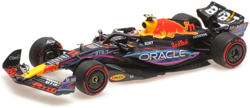 Minichamps 417 230511 Oracle Red Bull Racing RB19 Sergio Perez 2nd Miami GP 2023 1/43 Scale