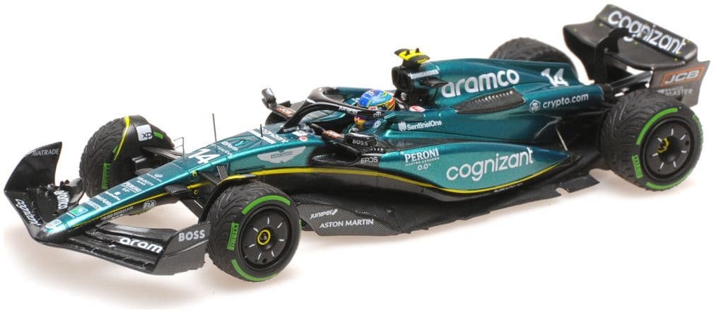 Minichamps 417 230714 Aston Martin AMR23 Fernando Alonso 2nd Monaco 2023 1/43 PRE ORDER £91.66