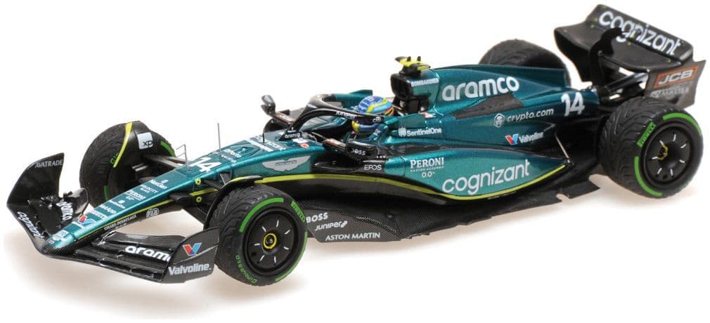 Minichamps 417 231414 Aston Martin F1 Team AMR23 F.Alonso 2nd NL 2023 1/43 PRE ORDER £91.66