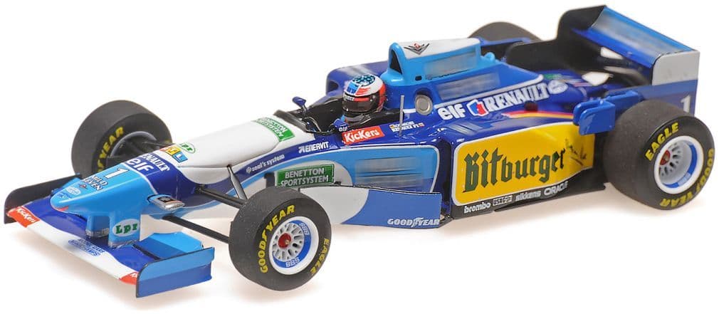 Minichamps 517 950101 Benetton Renault B195 Michael Schumacher Winner Brazilian GP 1995 1/43