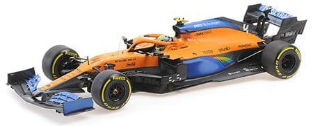 Minichamps 530 201904 Mclaren Renault MCL35 Lando Norris 3rd Austrian 2020 1/18 Scale