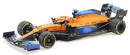 Minichamps 530 201955 Mclaren Renault MCL35 Carlo Sainz Austrian 2020 1/18 Scale