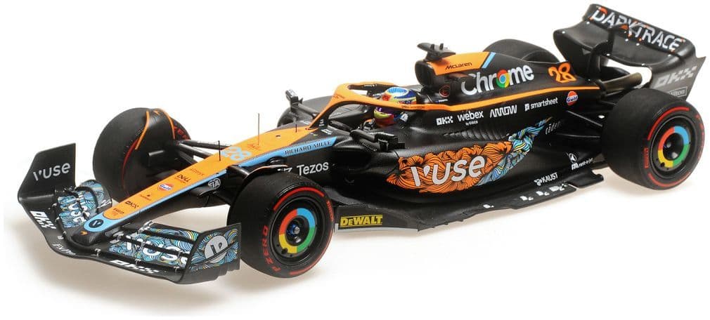 Minichamps 537 221828 McLaren F1 Team MCL36 Oscar Piastri Abu Dhabi Test 22 1/18 PRE ORDER