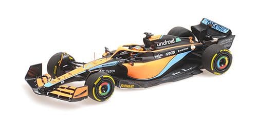 Minichamps 537 224303 McLaren F1 Team MCL36 Daniel Ricciardo Bahrain GP 2022 1/43 Scale
