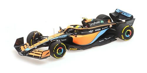 Minichamps 537 224304 McLaren F1 Team MCL36 Lando Norris Bahrain GP 2022 1/43 Scale