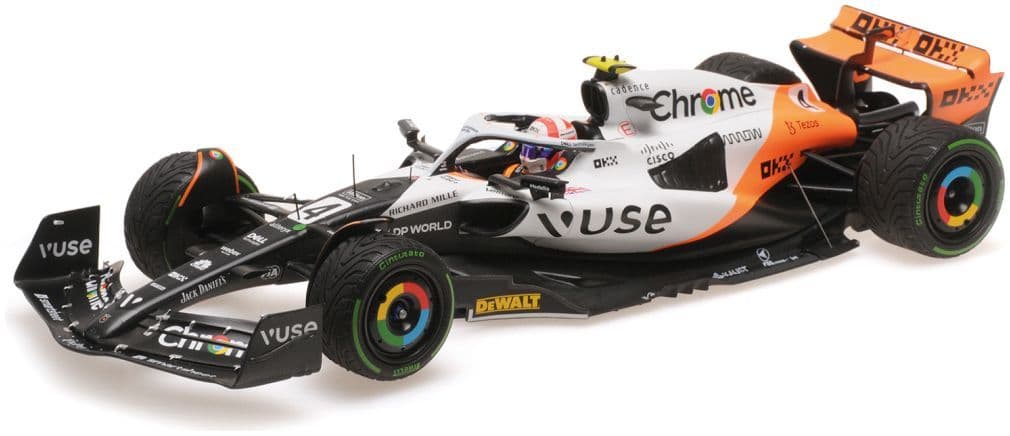 Minichamps 537 232504 McLaren F1 MCL60 Lando Norris Monaco 2023 1/18 Scale *PRE ORDER £ 220.83*