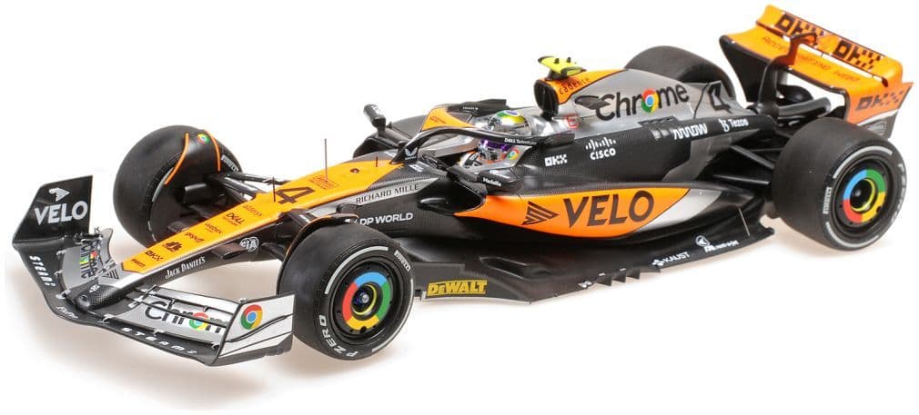 Minichamps 537 232904 McLaren F1 Team MCL60 Lando Norris 2nd British GP23 1/18 PRE ORDER £220.83